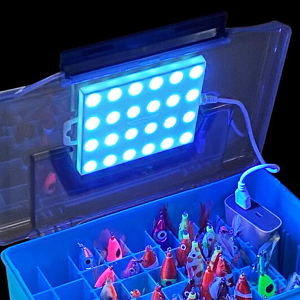 모든 태클박스 케이스 부착 UV LED 축광램프 축광기 에기 야광 메이호 다이와 호환